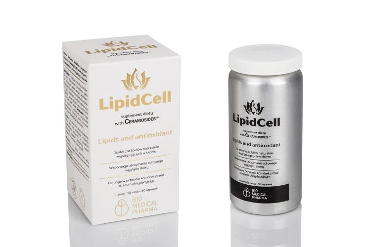LipidCell promienna cera Bio Medical Pharma, 60 kapsułek - sanvital.pl