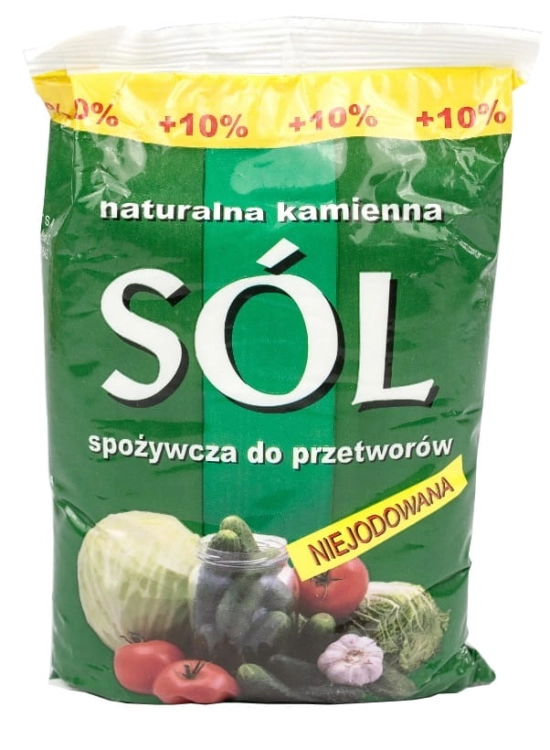 Sól Kłodawska kamienna niejodowana spożywcza 1,1kg - sanvital.pl