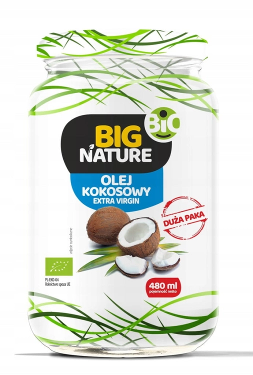 Olej kokosowy EKO BIO extra virgin Mix Brands, 480ml - sanvital.pl
