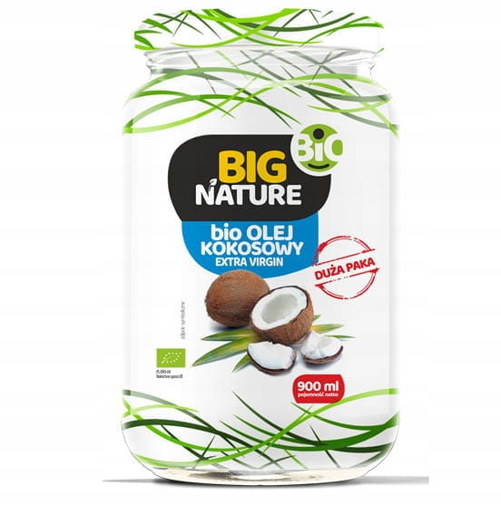 Olej kokosowy EKO BIO extra virgin Mix Brands, 900ml - sanvital.pl