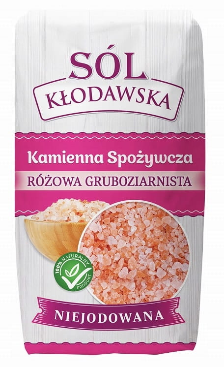 Sól Kłodawska kamienna RÓŻOWA GRUBA, 1kg - sanvital.pl
