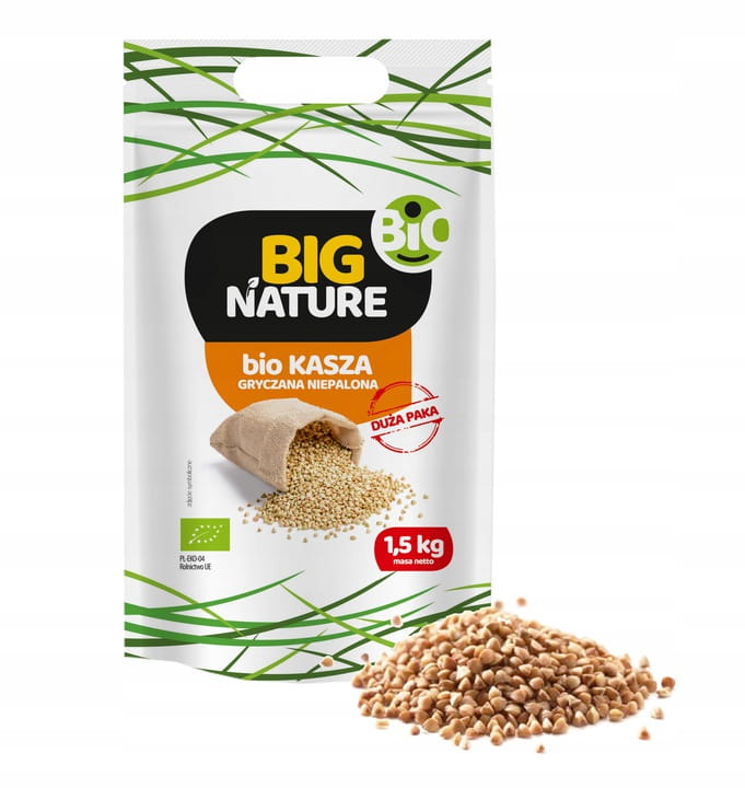 Kasza Gryczana niepalona BIO Big Nature, 1,5kg - sanvital.pl