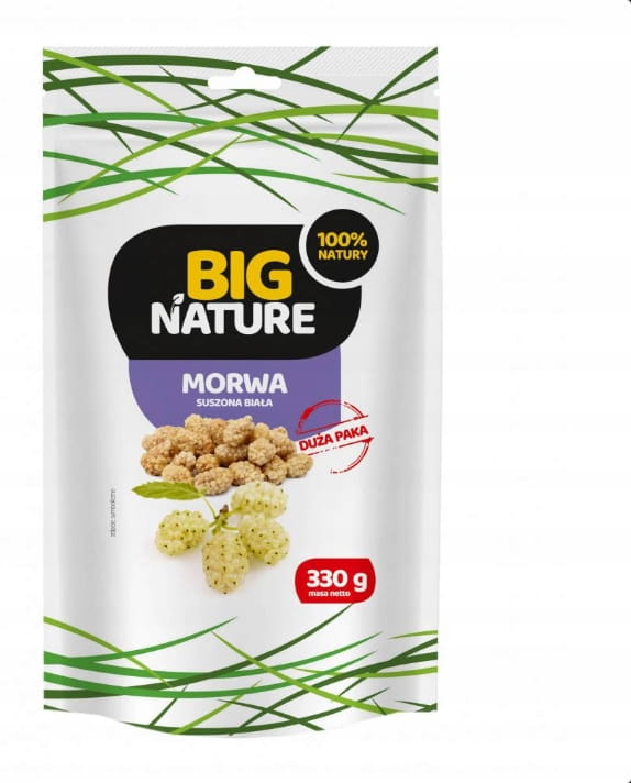 Morwa biała suszona Big Nature, 330g - sanvital.pl