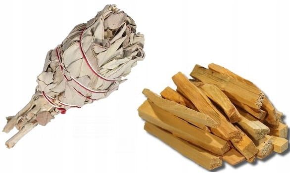 Palo santo + Biała szałwia pęczek zestaw do oczyszczenia- sanvital.pl