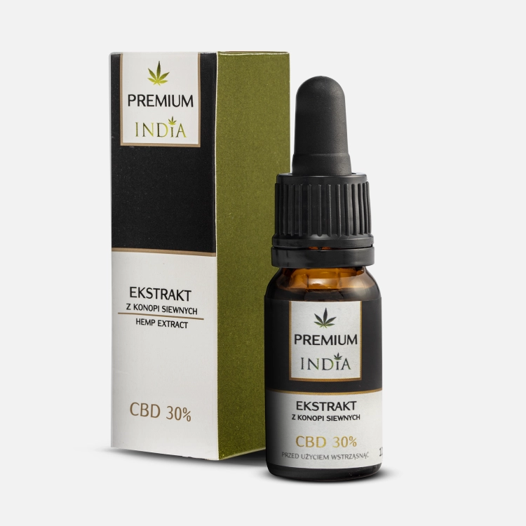 Olejek konopny CBD 30% INDIA, 10ml - SANVITAL.PL