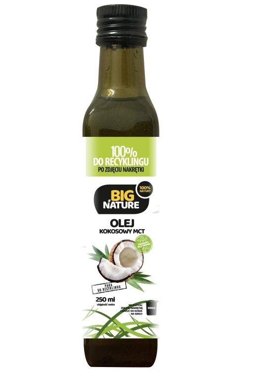 Olej kokosowy MCT Big Nature, 250 ml - sanvital.pl