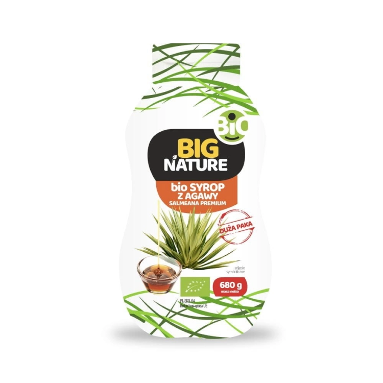 Big Nature Syrop z agawy BIO, 680 g - sanvital.pl