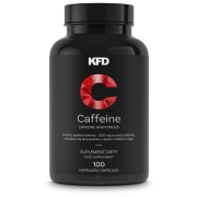 KFD Caffeine kofeina bezwodna 200mg, 100 kapsułek- sanvital.pl