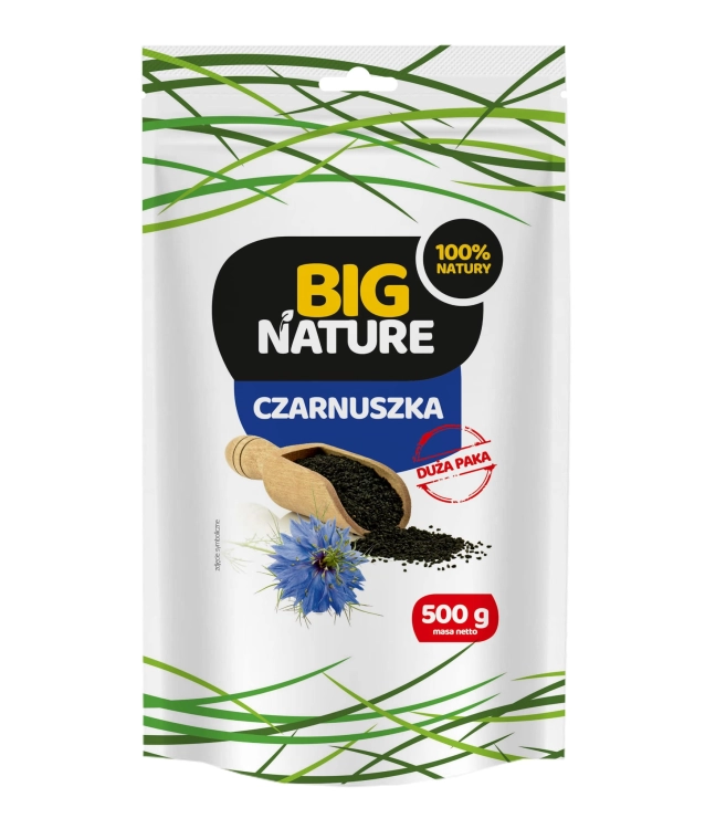 Czarnuszka nasiona Big Nature,  500 g - sanvital.pl