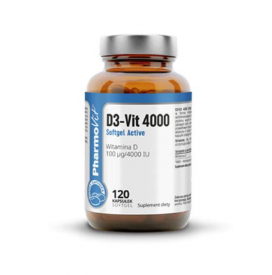 Witamina D3 4000 Pharmovit, 120 kapsułek - sanvital.pl