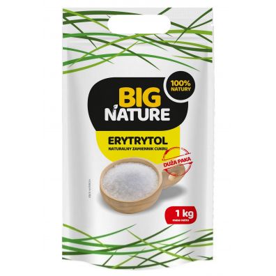 Erytrytol erytrol słodzik zamiennik cukru Big Nature, 1 kg - sanvital.pl