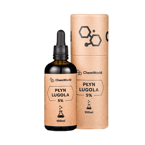 Płyn Lugola 5% jod ChemWorld, 100 ml - sanvital.pl