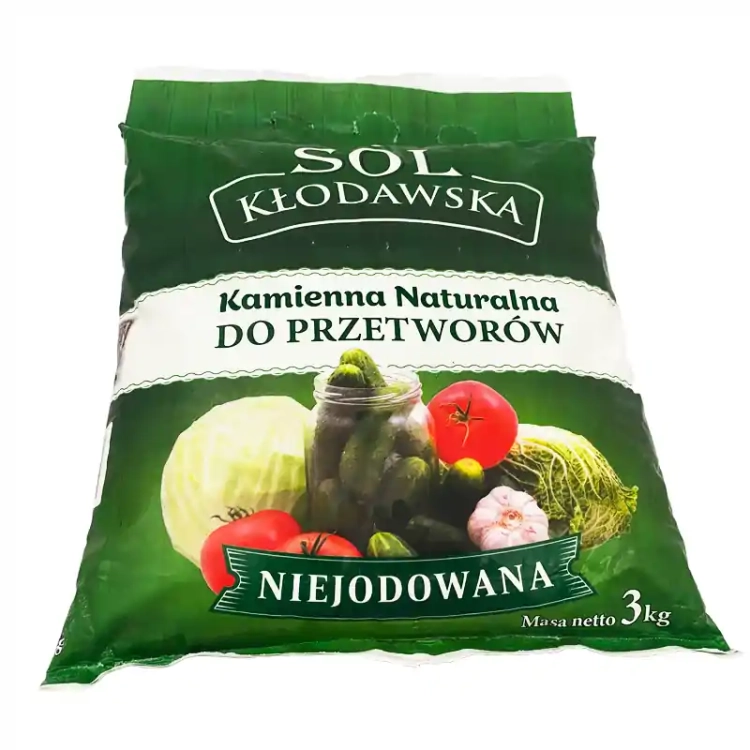 Sól kłodawska kamienna niejodowana spożywcza Kopalnia soli Kłodawa, 3 kg - sanvital.pl