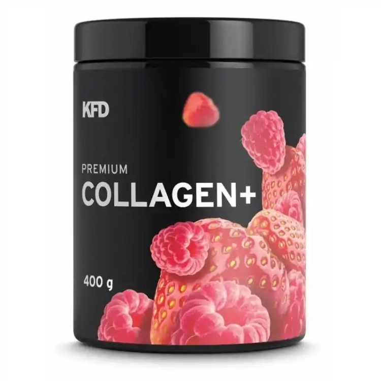 KFD Premium Collagen Plus kolagen smak truskawkowo-malinowy, 400 g - sanvital.pl