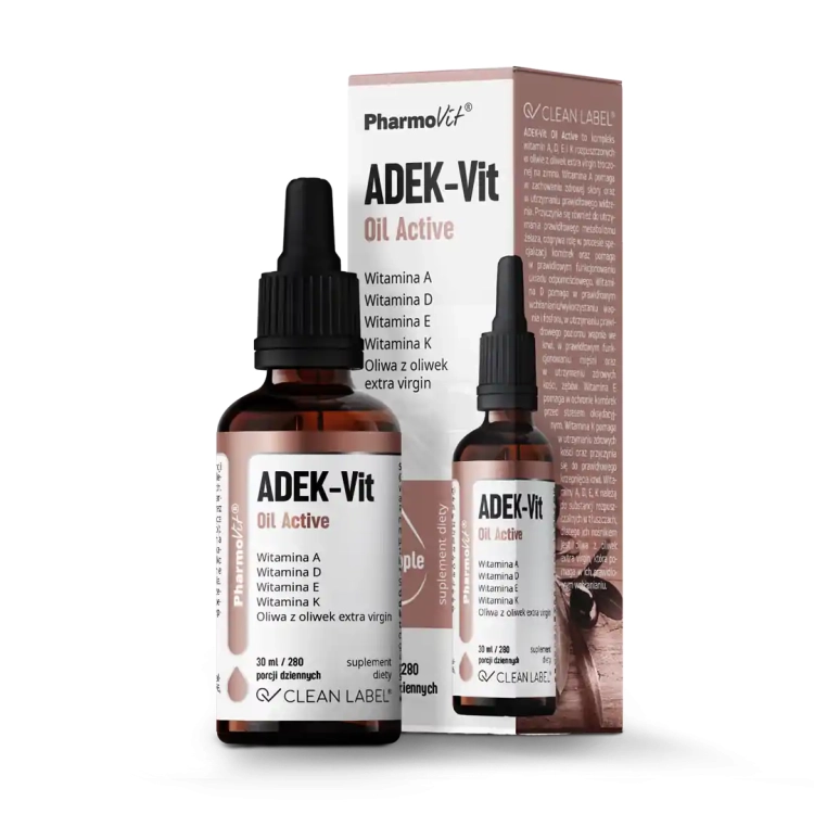 Witamina ADEK-Vit Oil Active Pharmovit, 30 ml - sanvital.pl