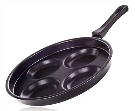 Patelnia racuchy do jajek sadzonych pancakes 4 dołki - sanvital.pl