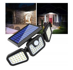 Lampa Solarna 4w1 z Czujnikiem Ruchu Zmierzch Led Zewnętrzna Ogrodowa