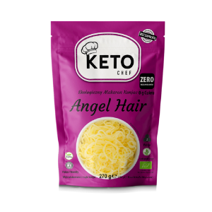 Keto Chef Makaron Konjac nitki Angel Hair 270 g bezglutenowy