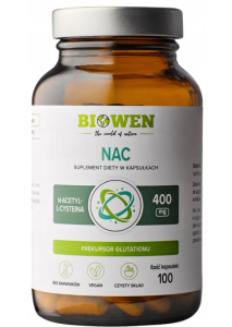 Biowen NAC N-acetylo-L-cysteina 400 mg 100 kapsułek