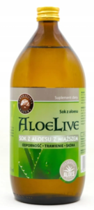  Aloe Live sok z aloesu z miąższem 1000ml odporność trawienie skóra