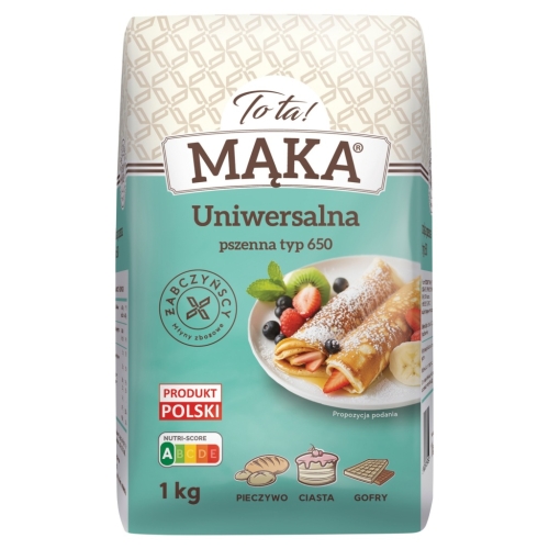 ToTa! Mąka Pszenna Uniwersalna typ 650 1 kg