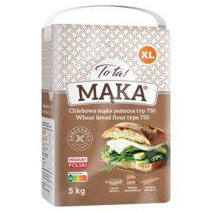 ToTa! Mąka Pszenna Chlebowa typ 750 5 kg