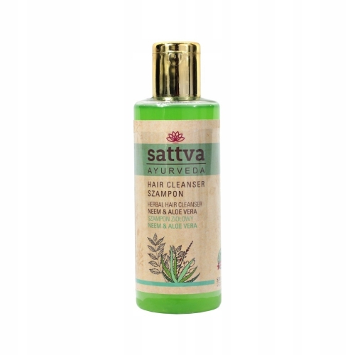 Sattva Szampon Ziołowy NEEM & ALOE VERA 210ml