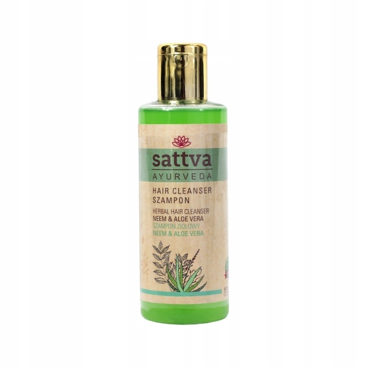 Sattva Szampon Ziołowy NEEM & ALOE VERA 210ml