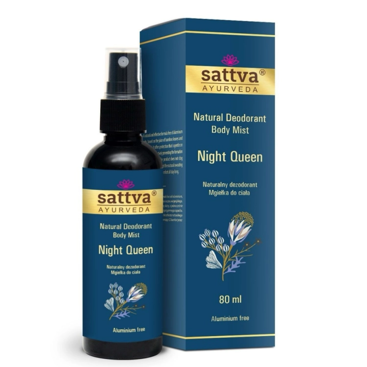 Sattva Night Queen Naturalny Dezodorant 80ml Mgiełka do Ciała