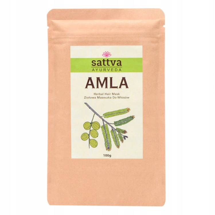 Sattva Ziołowa Maseczka Do Włosów AMLA 100g