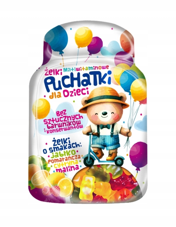 Puchatki Żelki Multiwitaminowe dla dzieci 150g