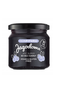 Devaldano Konfitura Jagodowa bez dodatku cukru 190g
