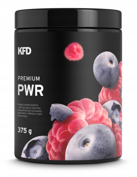KFD Premium PWR smak: malina - jagoda odżywka przedtreningowa 375 g