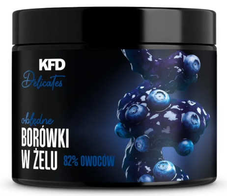KFD Obłędne Owoce w Żelu Borówka (aż 82% owoców) - 500 g...