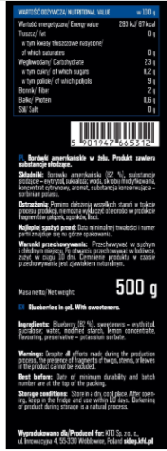 KFD Obłędne Owoce w Żelu Borówka (aż 82% owoców) - 500 g...