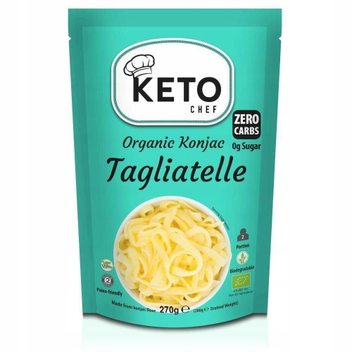 Keto Chef Konjac Makaron tagliatelle Bezglutenowy Bio 270g