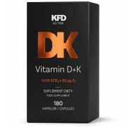 KFD Vitamin D+K Ultra - 180 kaps.