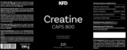 KFD Creatine Caps 800 - 225 kaps.