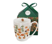 DUO Kubek classic w pudełku z kokardą WINTER FRUITS