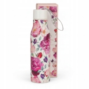 DUO Butelka termiczna SPRING ROSES WHITE