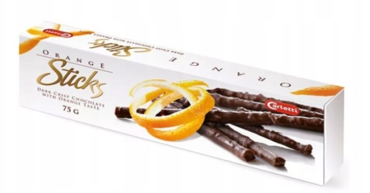 chrupiące paluszki z czekolady deserowej o smaku pomarańczowym, 75 g.PNG